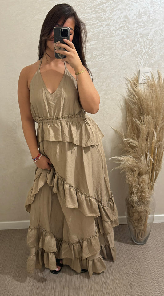 Robe Noor taupe
