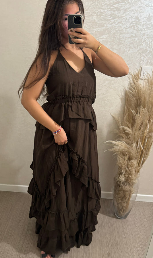 Robe Noor Chocolat